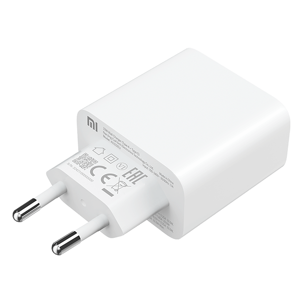Xiaomi 33W Dual-Port Wall Charger — USB-C and USB-A