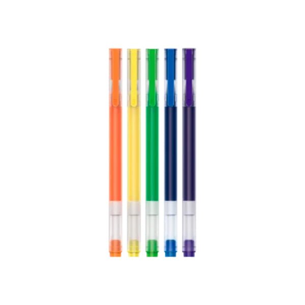 Xiaomi Mi High-Capacity Gel Pen — 5-Pack with Japanese Ink