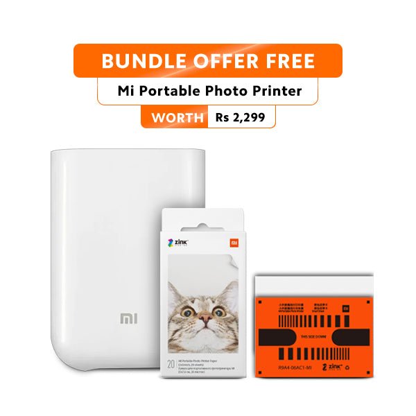Xiaomi Mi Portable Photo Printer with Photo Paper