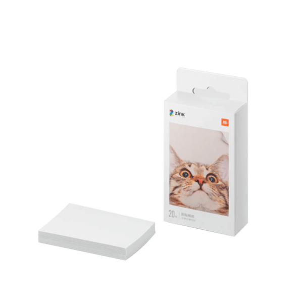 Xiaomi Mi Portable Photo Printer Paper — 2×3 in, 20 Sheets