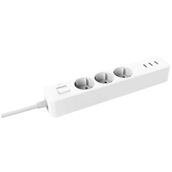 Mi Power Strip — 3 AC Outlets and 3 USB Ports (1.4 m Cable)
