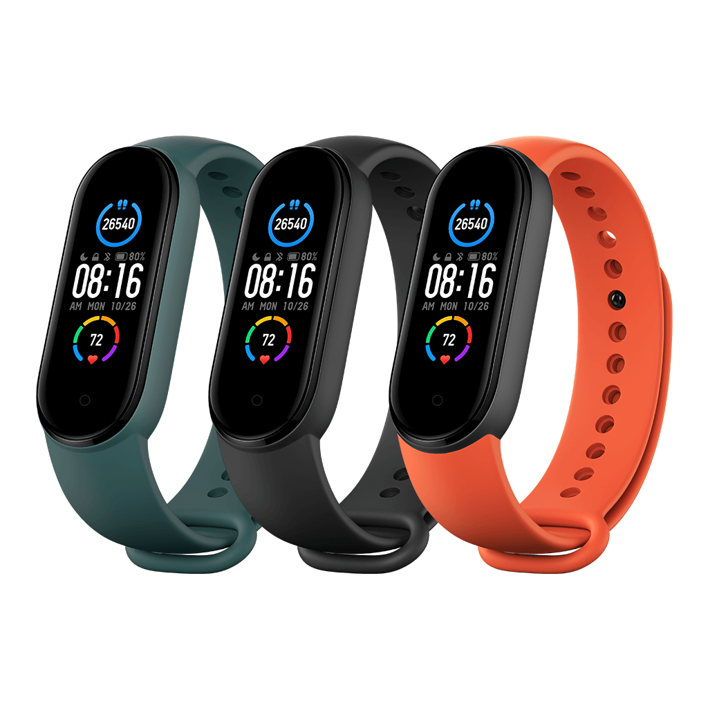 Xiaomi Mi Smart Band 5 Replacement Straps — 3-Pack (XMWDO4HM)