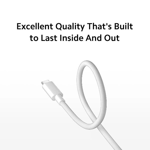 Xiaomi 6A Braided USB-C to USB-C Cable — 1 Metre