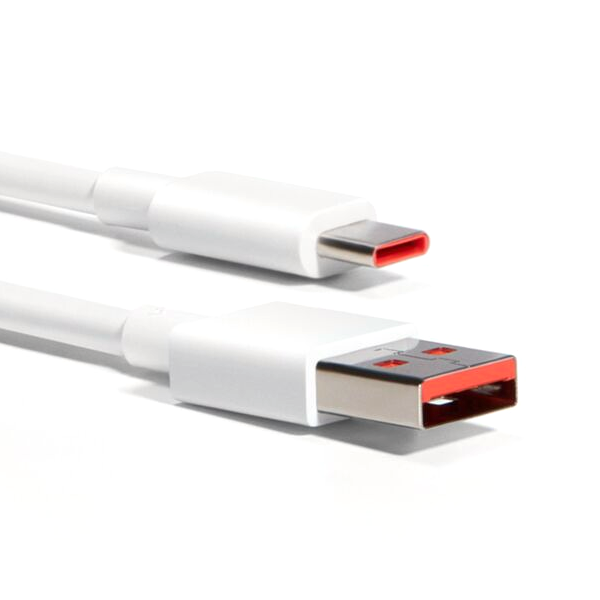 Xiaomi 6A USB-A to USB-C Cable — 1m TPE Fast Charge (White)