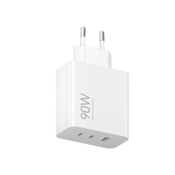 Xiaomi 90W HyperCharge Power Adapter — 2 USB-C + 1 USB-A