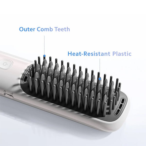 Xiaomi Cordless Hair Straightener Brush — Dual Battery, 3 Heat Levels