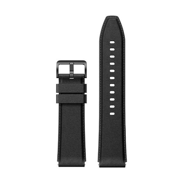 Xiaomi Watch S1 Leather Strap — Black Calfskin